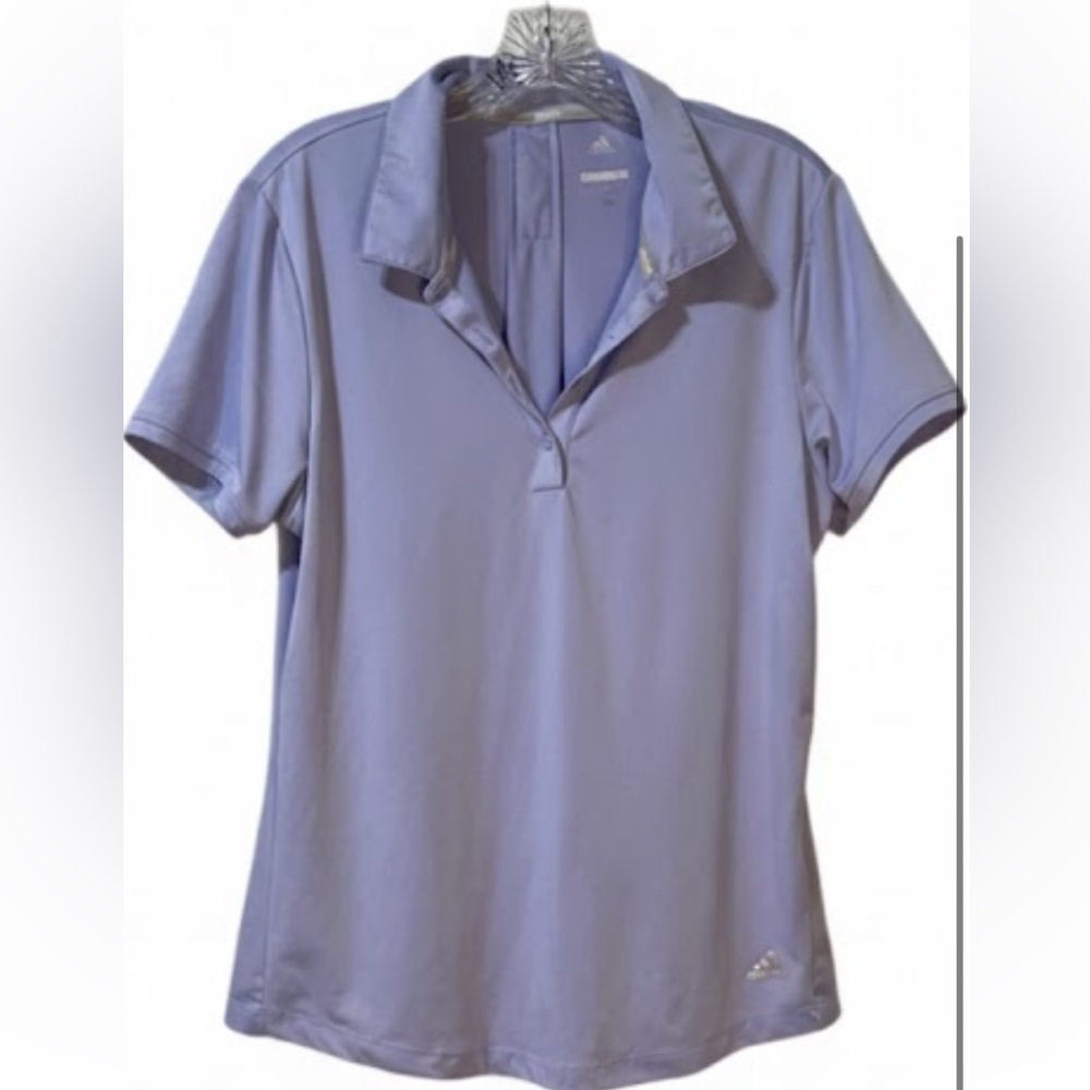 Adidas Women's Light Purple Polo Shirt